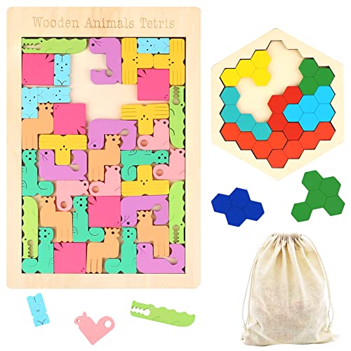 Montessori Giocattoli Puzzle Legno Dinosauro