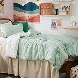 Bedsure Twin/Twin XL Comforter Set- Sage Green Bed Set, 2 Pieces Lightweight Summer Cute Floral Bedding, 1 Soft Reversible Botanical Flowers Comforter and 1 Pillow Sham