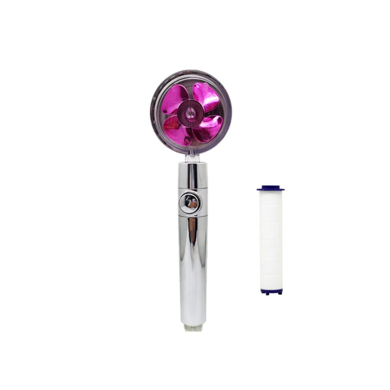 Pommeau de douche vortex haute pression avec filtre jet tornado et hélice turbo