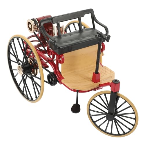 MUELODSIC スケール三輪車模型 軽量チュアレトロデスクトップオーナメント 家やオフィスの装飾向け実用的な置物