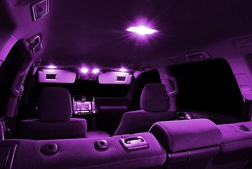 Miniatura 5 de XtremeVision LED interior para Hyundai Sonata 2011-2014 (8 piezas) Kit de LED interior rosa + herramienta de instalación