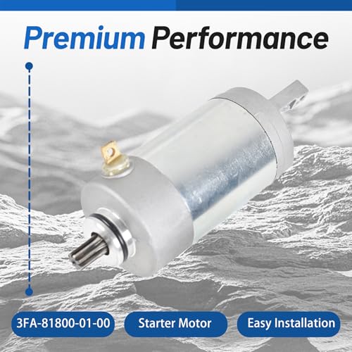 Reemplazo de motor de arranque WFLNHB para Yamaha Breeze 125 YFA1, compatible con 3FA-81800-01-00 1989-2004 miniatura 4
