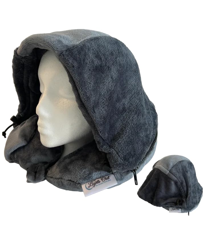 Almohada de Viaje con Capucha y Soporte para Cuello miniatura 1