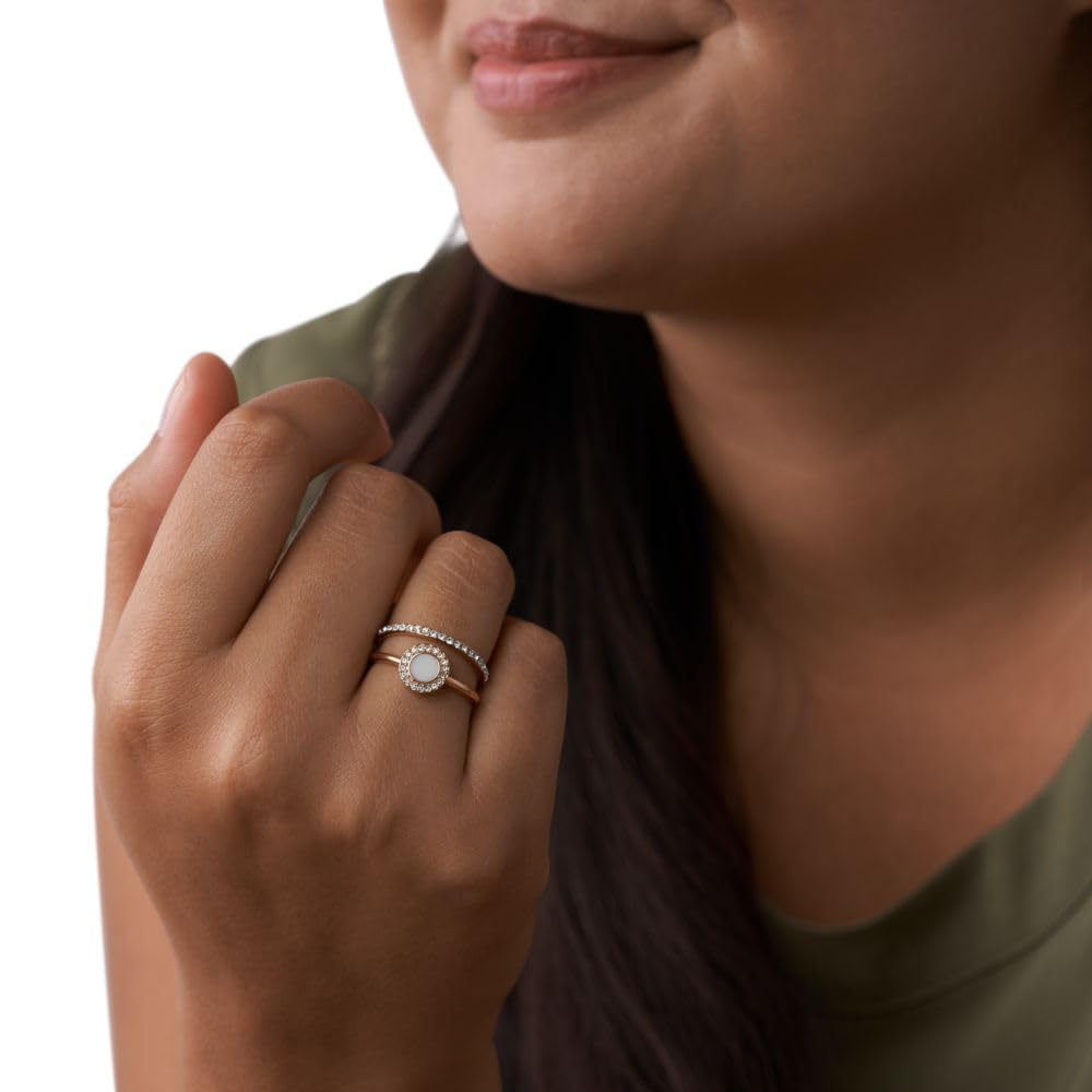Fossil Damen-Ringe Edelstahl