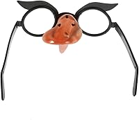 Vista 2 de Novedoso disfraz de nariz de bruja para despedida de soltera, gafas de noche, marco de Halloween, accesorios