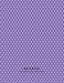 Produktbild Notebook College Ruled Line Paper: Violet Purple Dotted 8.5"x11" Composition Note Book 100 Sheets (200 Pages Front and Back)