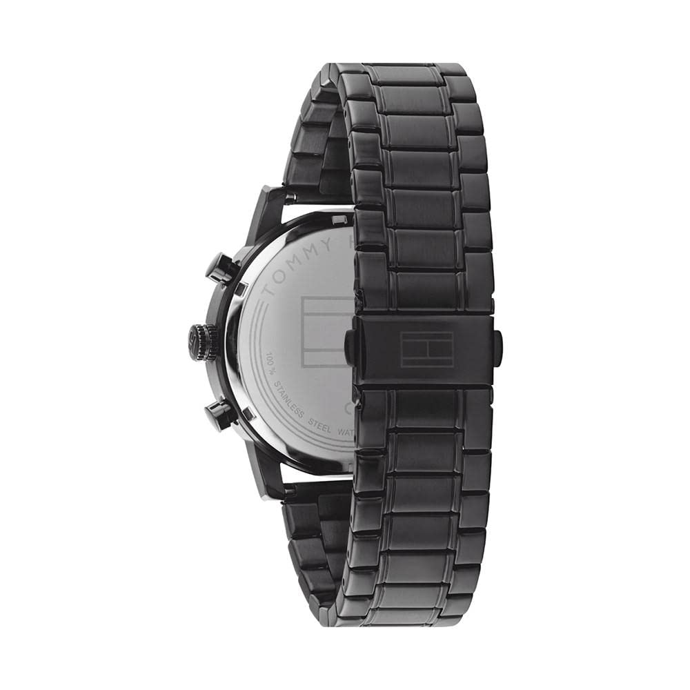 Tommy Hilfiger Relógio masculino de quartzo multifuncional de aço inoxidável e pulseira de elos, cor: preto (modelo: 1791879), Preto, Relógio de quartzo em promoção! Veja a oferta e mais achadinhos de Relógios de pulso 4 Hoje é o melhor dia para comprar Tommy Hilfiger Relógio masculino de quartzo multifuncional de aço inoxidável e pulseira de elos, cor: preto (modelo: 1791879), Preto, Relógio de quartzo com aquele preço maroto! Promoção! Aproveite a oferta! 4