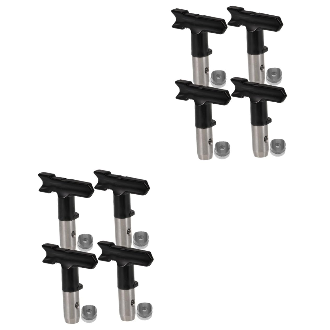UKCOCO 8pezzi Ugelli Per Spruzzatore Airless Accessori Per Verniciatura Di Punte Reversibili Per Pittura Perfetti Per Finiture Di Interni Ed Esterni Resistente e Facile Da Usare