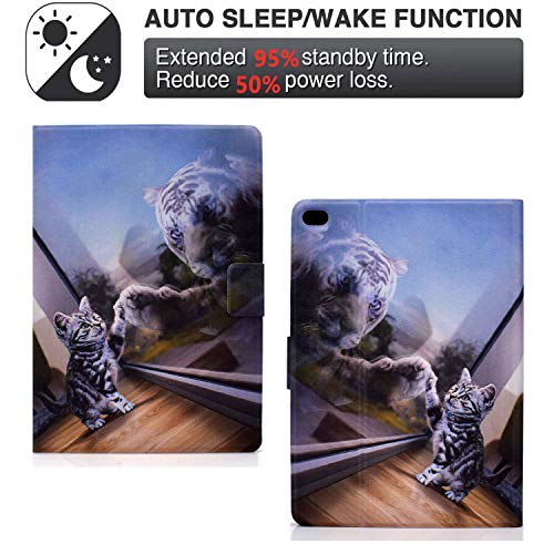 Bspring iPad 9.7 inch 2017/2018 Case/iPad Air/Air 2 Cover, PU Leather Shockproof Shell Stand Smart Cover with Auto Wake/Sleep - Image 4