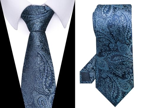 Image of Passabin Tie For Men Necktie Woven Jacquard Neck Ties Set 6 PCS