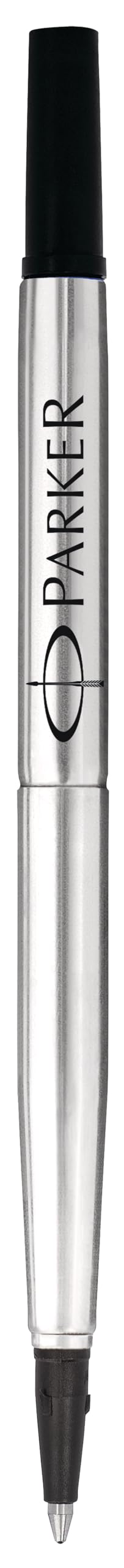 Parker Rollerball Pen Original Quink Ink Refills - 0.7mm Medium Point - Black Ink - Pack of 4 - Image 4