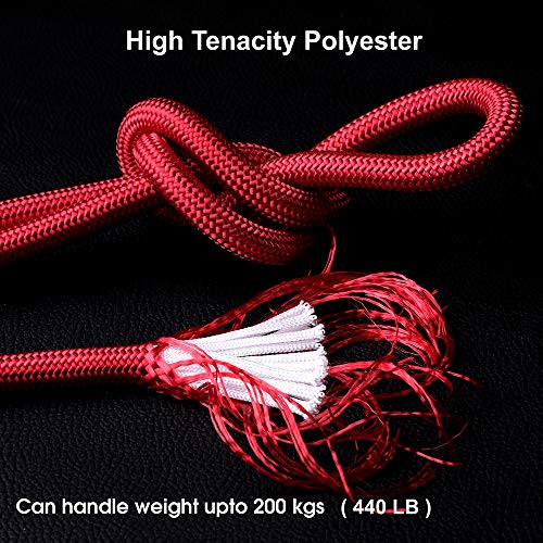 Image of Xaperture Rope Camera Neck Straps for DSLR /SLR and mirrorless Cameras (100cm, Red)