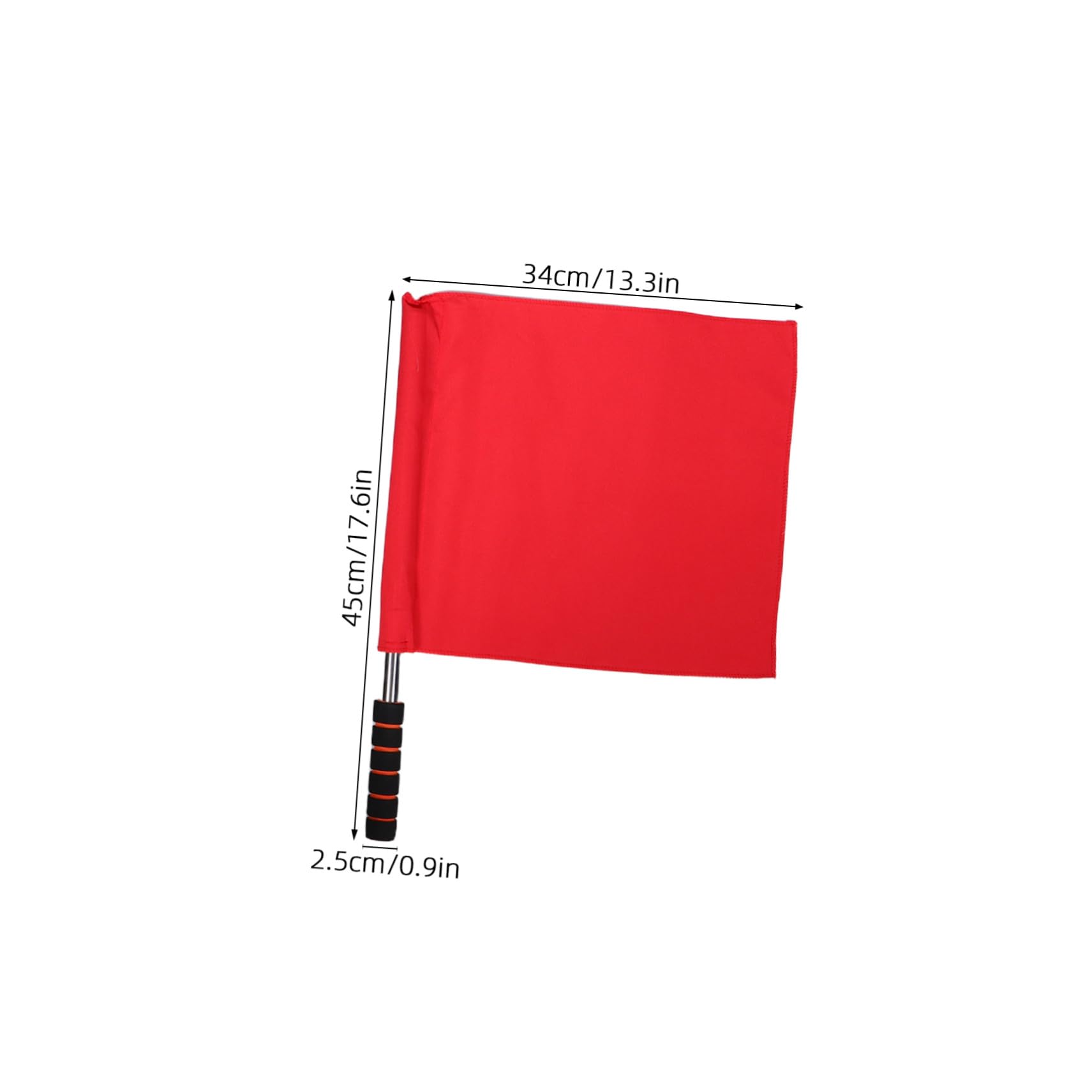 Toyvian 8 Piezas Banderas Árbitro de Fútbol y Voleibol Multicolor Ligera para Señalización de Penalizaciones y Jueces de Línea con Diseño Portátil para Competición Deportiva