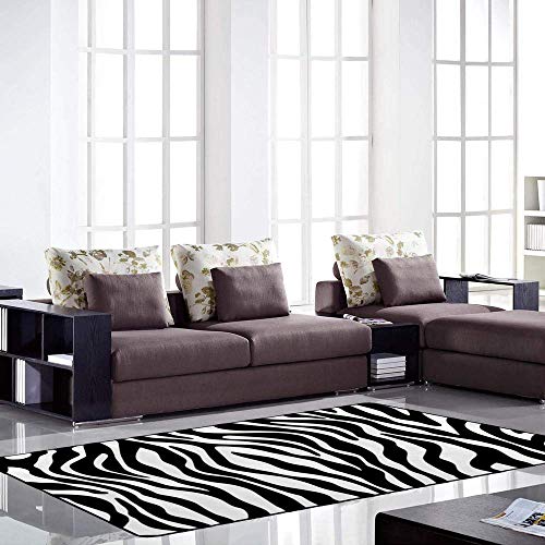 Tapis antidérapant pour intérieur lavable au design rayures dans la cuisine