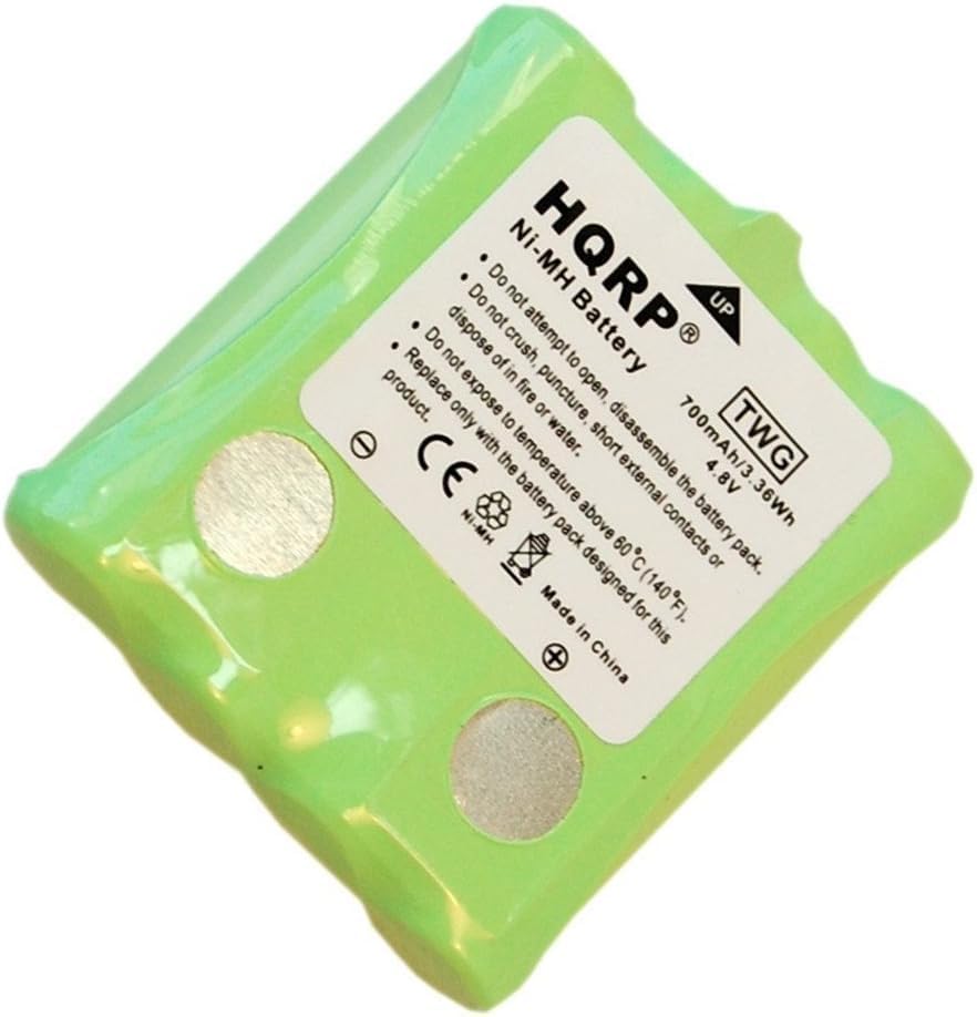 HQRP Ni-MH battery pack, top-down view, showing the battery contacts.