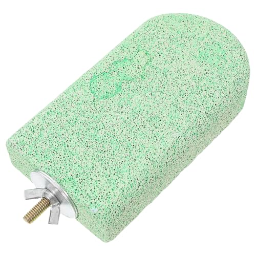 BESTonZON Parrot Molar Stone Toy for Birds U-Shape Perch Grinding Teeth Platform Pet Grinding Stones Bird Chew Toy