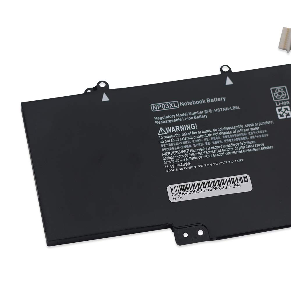 Batería Para Hp Pavilion X360 13-A010 13-A000 (Np03Xl) Negro