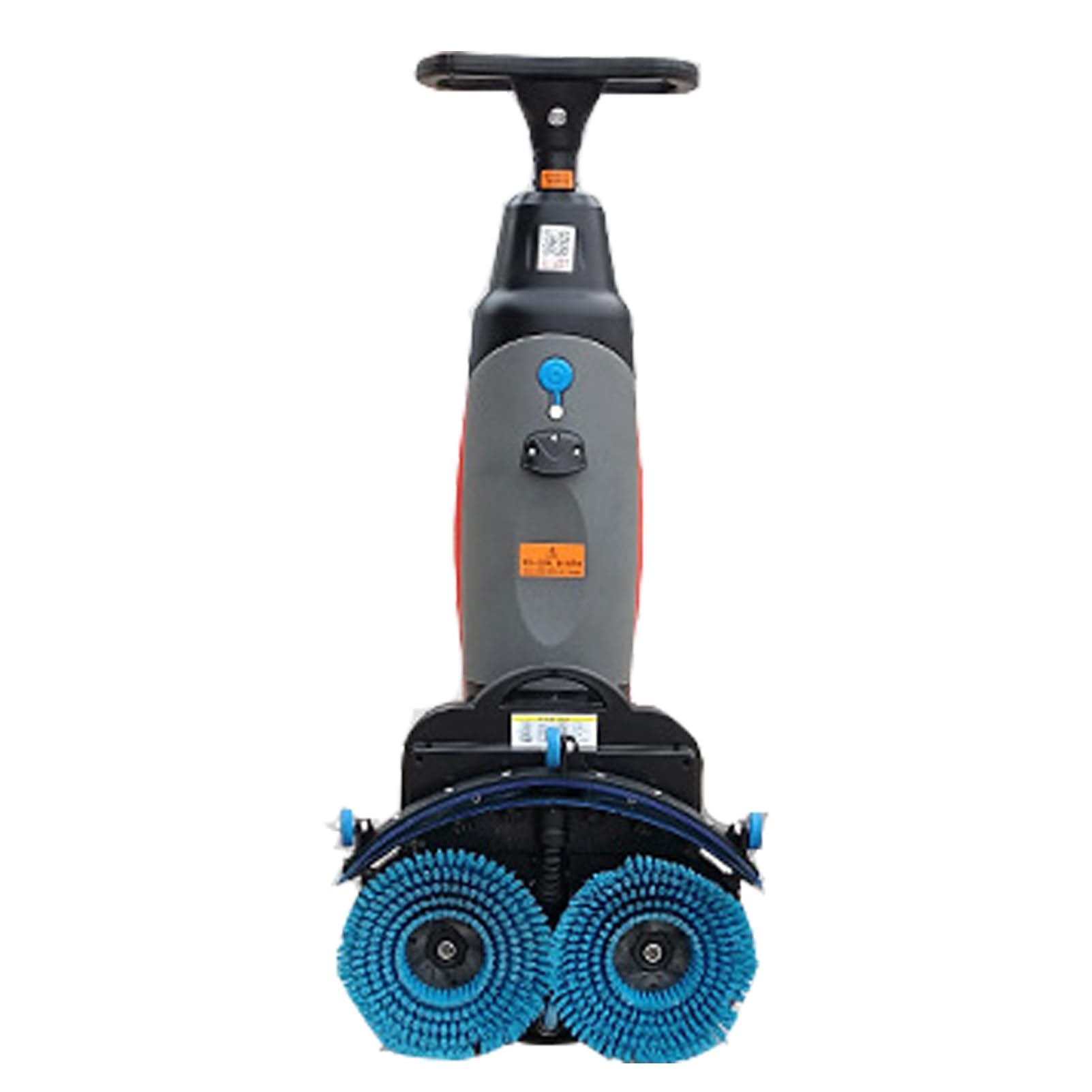 Commercial Electric Floor Scrubber Carpet Extractor Power Scrub Brush 360 Rotating Self Propelled Convenient Cordless for Tile Hard