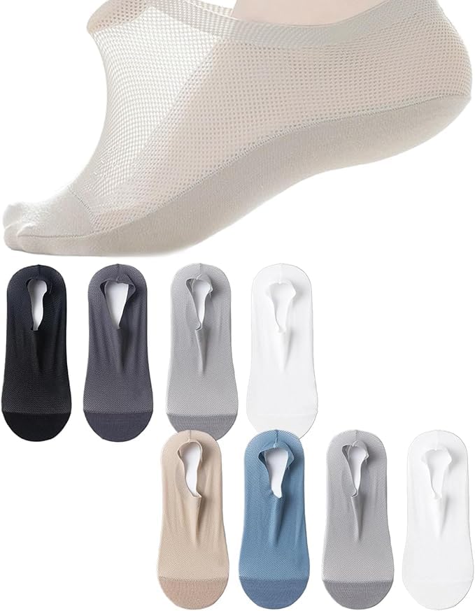 Repertoire Socks,Ultra Thin Liner Socks Non Slip Combed Cotton No Show for Women Men,Cooling Sock for Hot Feet