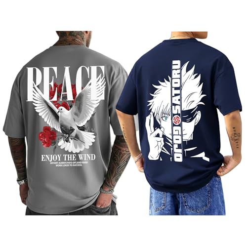 Image of AUSK Baggy Hip-Hop T-Shirt for Men - Graphic Printed T Shirts || Oversized Men Tshirt || T-Shirts
