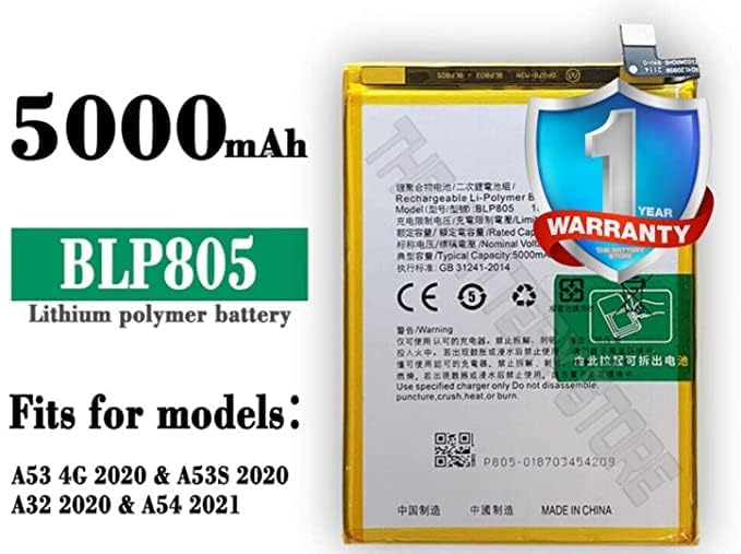 Image of Original BLP805 Battery for Oppo A53 / C17 / 7 /7 Prime Battery with 1 Year Warranty**(Y00000248)