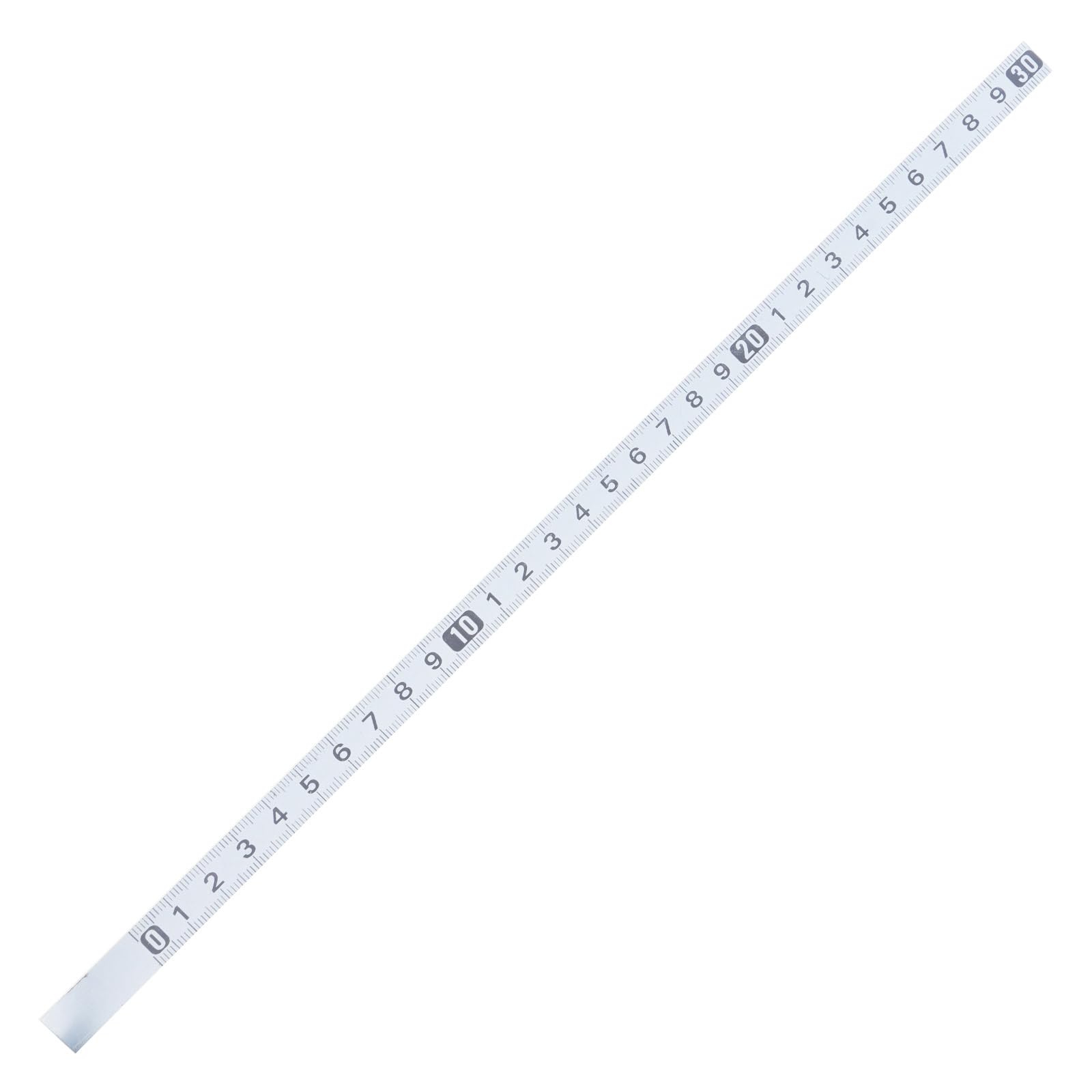 Lirrvb 30 Cm Stainless Stee Precisions Measuring Tape 10Mm Width Adhesive Backing Tape Measure For Stability In Educational & Environment Sticky Ruler