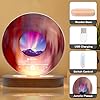 Auliuse Valentine's Day Gift Light Up Vinyl Record Light - Playing Music 3 Colors 9 Brightnesses Aurora Theme, Vinyl Records Lights for Night Mood #3