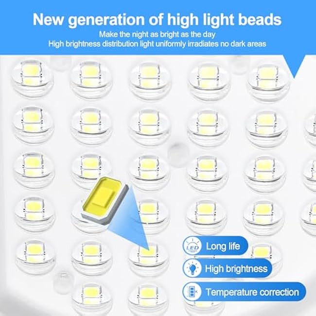 Solar Shed Pendant Light Auto Dusk to Dawn Solar Light Day and Night Indoor and Outdoor with Remote Control for Barn, Garden, Yard, Gazebo,Patio,Tent,Chicken Coop, Cattle Pen, Pigsty(1 lamp)