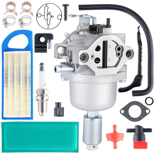799727 Carburetor Compatible with Briggs & Stratton 799727 698620 794572 14HP 15HP 16HP 17HP 17.5 HP 18HP Intek Engines Lawn Tractor Mower Nikki Carb with Air Filter kit