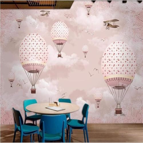 Papel pintado infantil de globos para decorar el dormitorio de los niños 5
