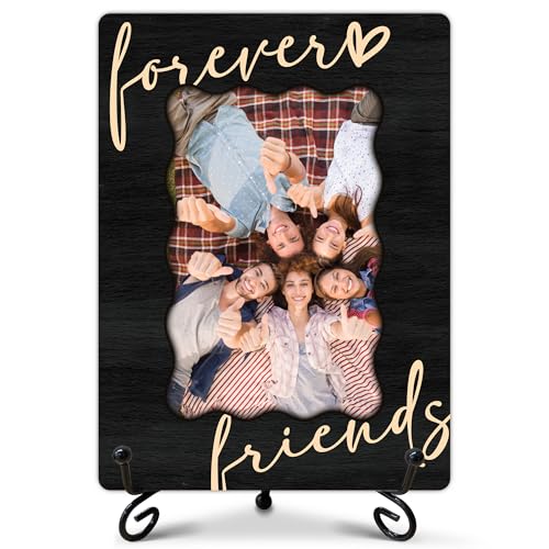 Forever Friends Picture Photo Frame, Unique and Cute Picture Frame, Friendship Birthday Christmas...