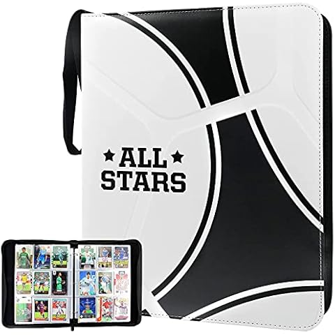PACKAPRO 9 - Pocket Soccer Cards Binder Fit 900 Cards with 50 Sleeves Sports Card Binders Collector Album Folder Holder for World Cup Cards Cover