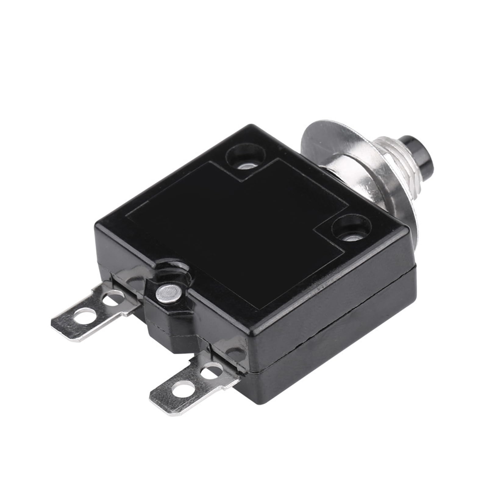 Ejoyous Ręczny Reset Wyłącznik Termiczny Plastikowy Metalowy Wyłącznik Automatyczny DC 50 V AC 125 V Zabezpieczenie Przed Przeciążeniem Nadprądowym do zastosowań Motoryzacyjnych Morskich (10A)