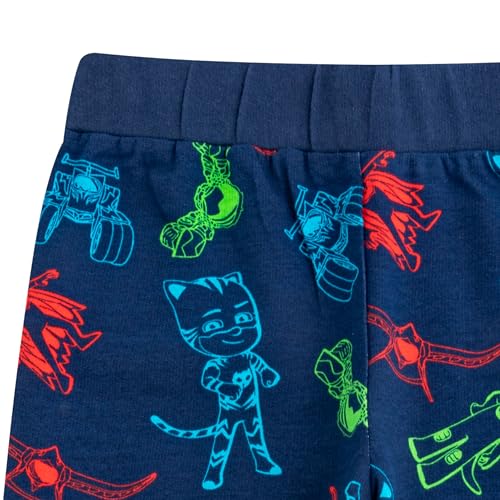 Ropa cómoda de los PJ Masks para niños pequeños, conjunto de dos piezas suave 6