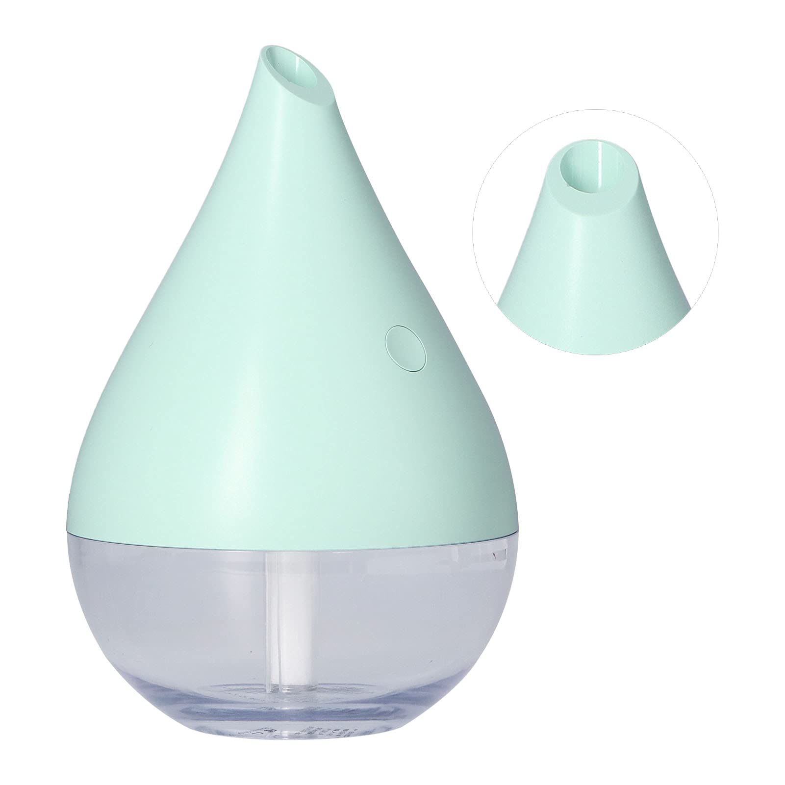 Humidificador portátil con luz LED, dispositivo de humidificación con modo ajustable silencioso para habitación, oficina, escritorio, coche y dormitorio