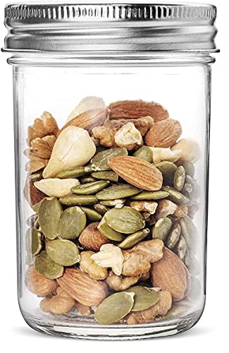 Essential Jars and Containers 7 ZEPOLI - 500 ml Ball Regular Mouth Mason Jars Travel Glass Drinki...