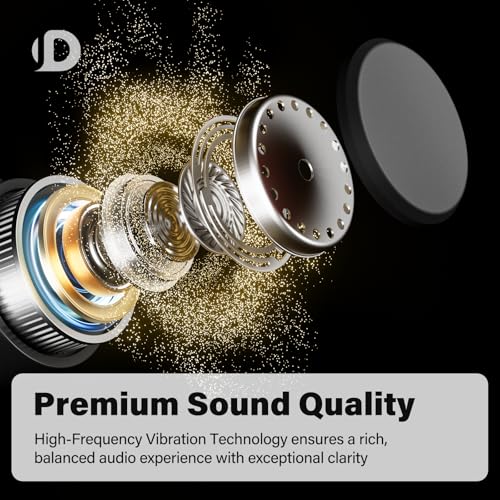 Image of Bone Conduction Headphones, Open Ear Headphones Wireless Earphones, 32GB MP3, 8 Hours Playtime, Bluetooth 5.3, IP68 Waterproof Earphones for Running and Fitness Workout - Black