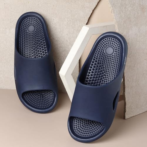 Image of YOHO Nest Sliders for Men | Waterproof Monsoon Footwear & Rainy Sandals | Acupressure Cushioned Slippers