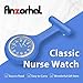 Nurse Watch,Nurse Fob Watch,Nursing Watch,Clip Watch,Lapel Watch,Nurse Fob Watch with Second Hand,Clip on Nursing Watch (Blue Pink Purple)