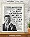 Inspirational Malcolm X Wall Art Poster: 