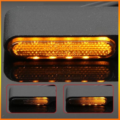 Luces traseras de freno para modificación de motocicleta con señales e intermitentes fluidos 2