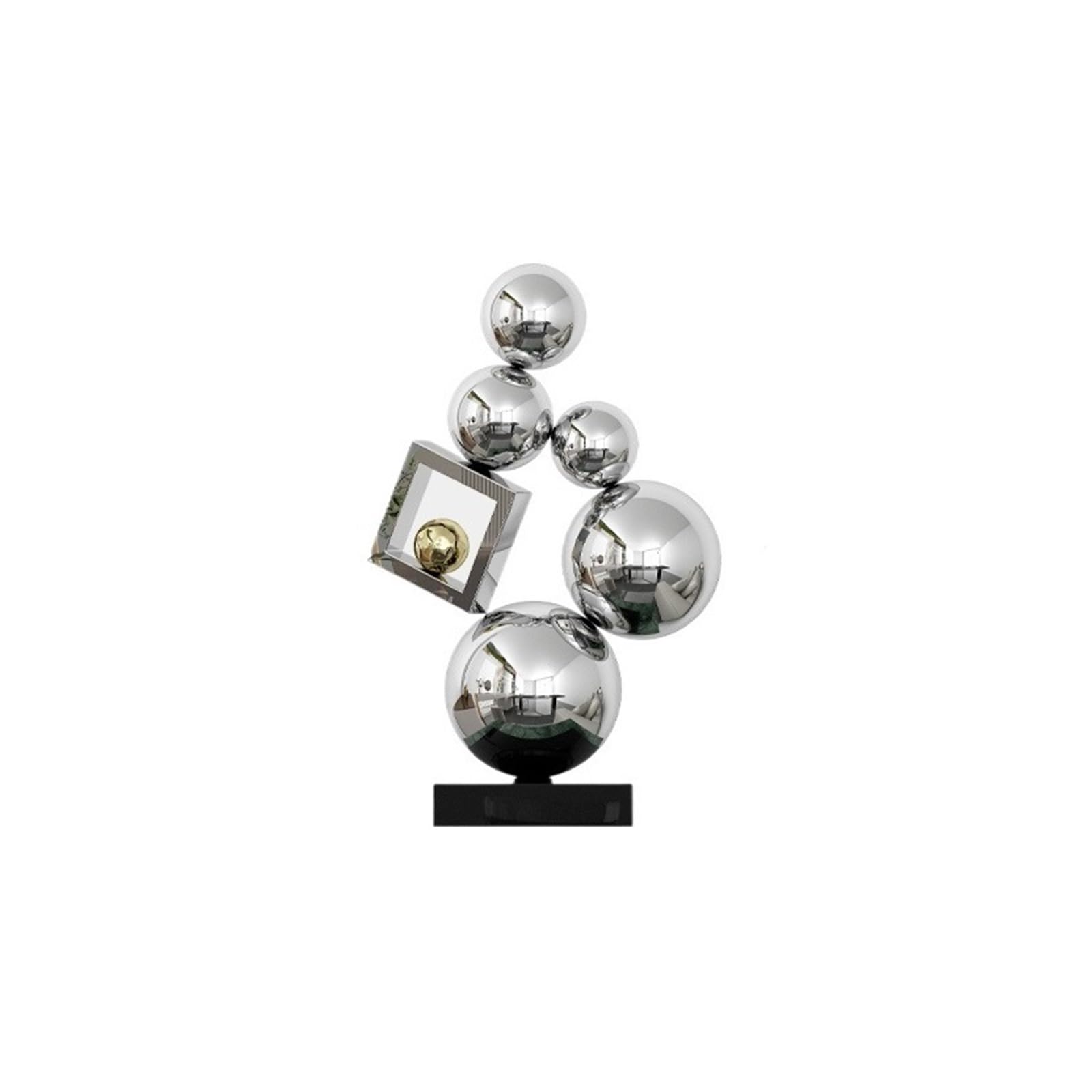 T2H9B5V4G8 Home decoration Luxury Living Room TV Cabinet Wine Ornaments Entryway Decorations Metal Crafts
