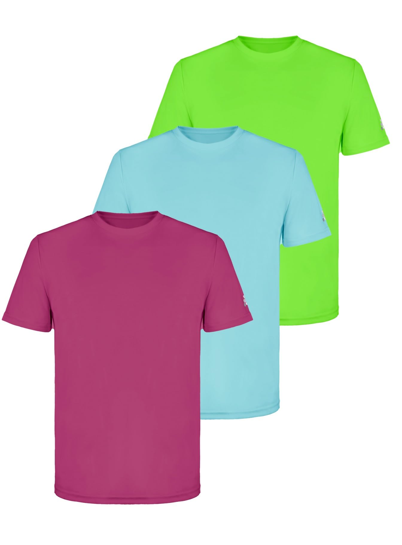 TEX2FIT Men's 3 Pack Active Sport Quick Dry T-Shirts — view 12