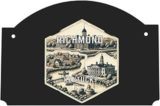 Richmond Kentucky Travel Destination Souvenir Wood sign flat with string