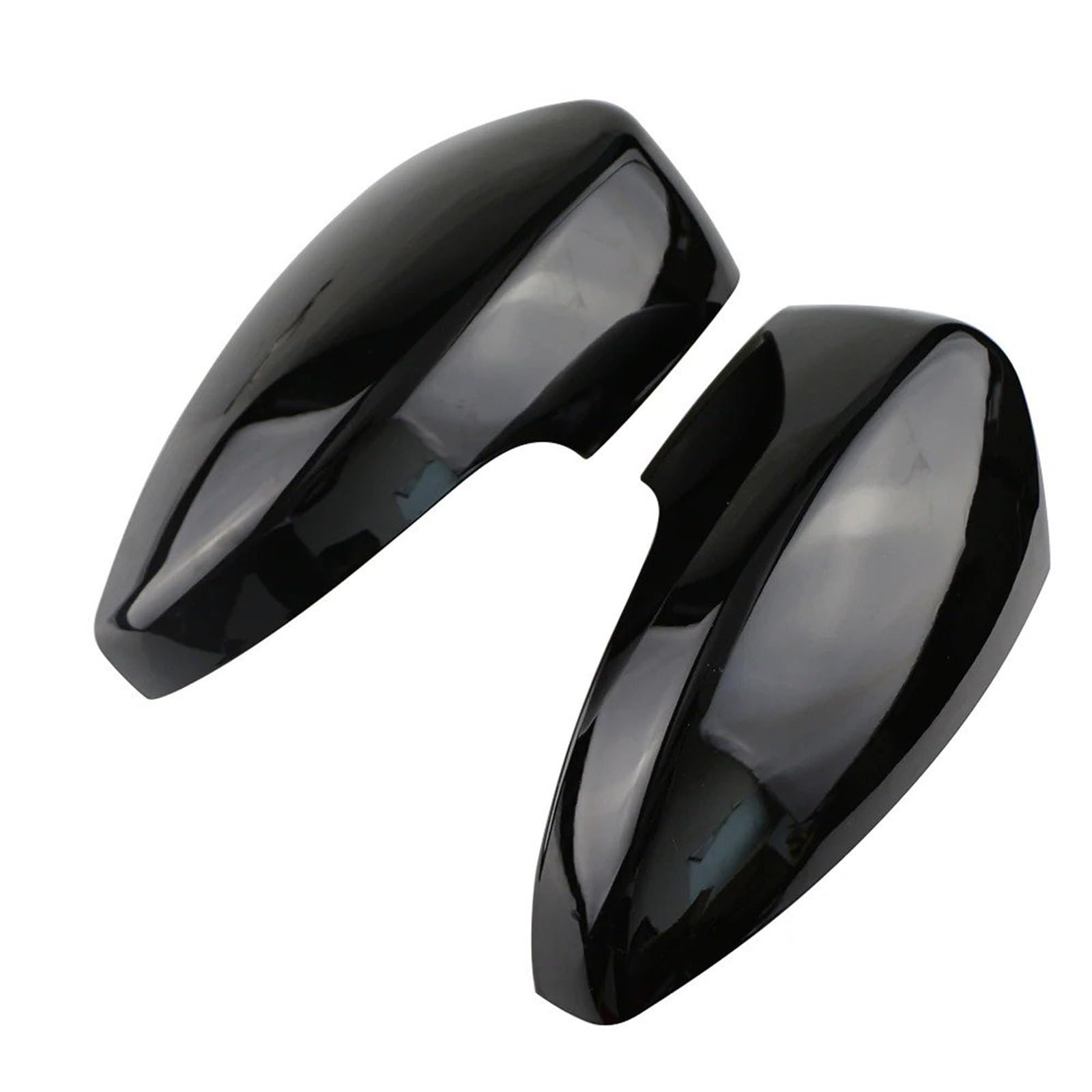 Copri Specchietto Auto Per Ford Per Ecosport 2013-2021 Copertura Specchietto Retrovisore Nero 2 Pezzi Decorazione Rivestimento Laterale Adesivo Protezione Specchio Calotta Laterale