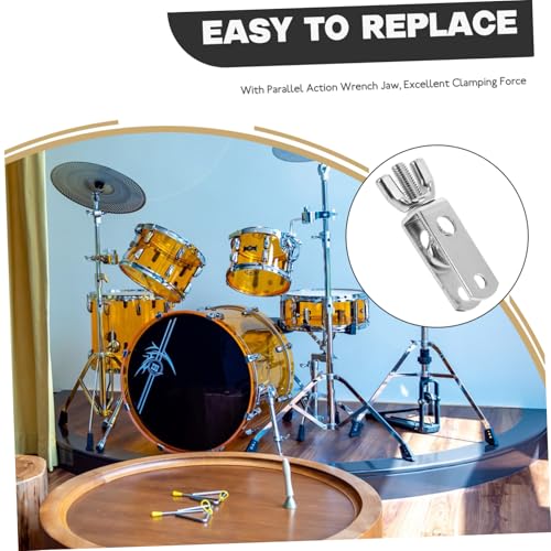 BESPORTBLE Drum Hardware Soporte para Cowbell Clamp para Batería miniatura 3