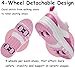 ANEFUN Roller Skate Shoes for Kids Girls Boys Detachable Wheeled Fashion Sneakers