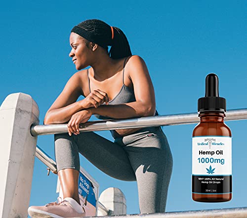 Medical Miracles Hemp Oil - Relief, Quick Healing, Maximum Strength, 100% Natural Tincture May Relieve Muscle, Joint, Knee, Nerve | Fast Acting, Extreme Power (1000mg Hemp Oil) - Image 8