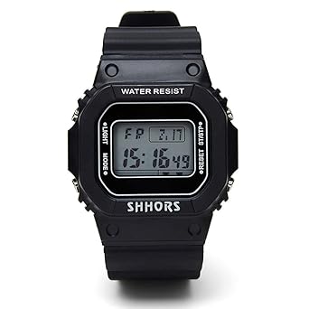 New Silicone Waterproof Sports Student Girls & Men Black Watches Electronic Digital Watch for Boys Digital