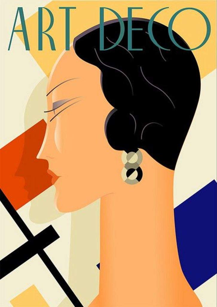 Fabulous Affiche Poster Art Deco Affiche d'Epoque Annees 20 Mode